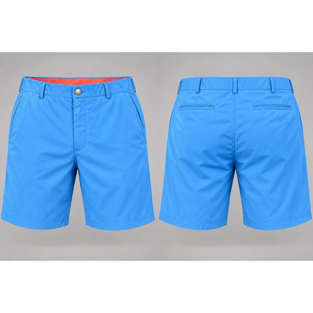Redvanly Hanover Golf Shorts Men's XL  aqua blue Flat Front Pull On Chino